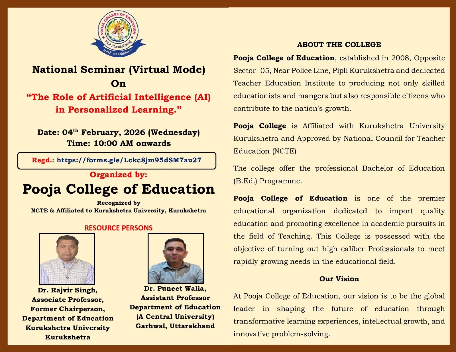 National Seminar on 04th February 2026